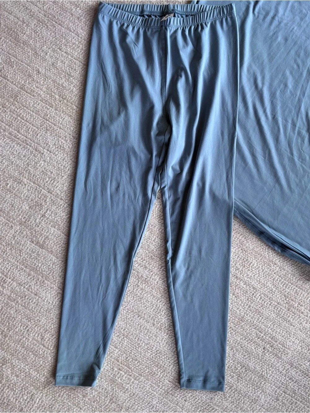 Zenana Outfitters Slate Blue Lounge Sleep Set Pajamas Large